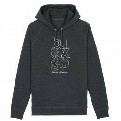 Rayas blancas unisex sudadera