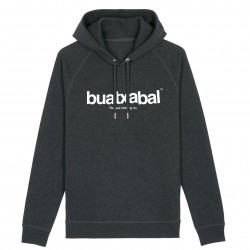 Basic blanca unisex sudadera