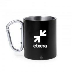 Taza con mosquetón Etxera